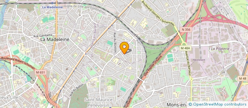 localisation de l'entreprise SCI FAMILLE FLAMANT à MARCQ-EN-BARŒUL