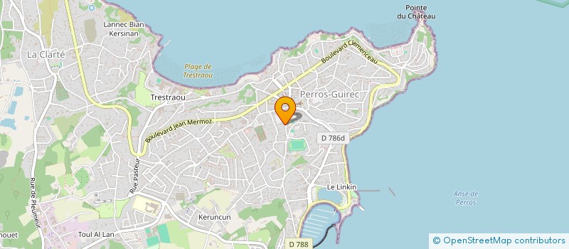 localisation de l'entreprise SCI FAMILLE FLEURY  PERROS-GUIREC