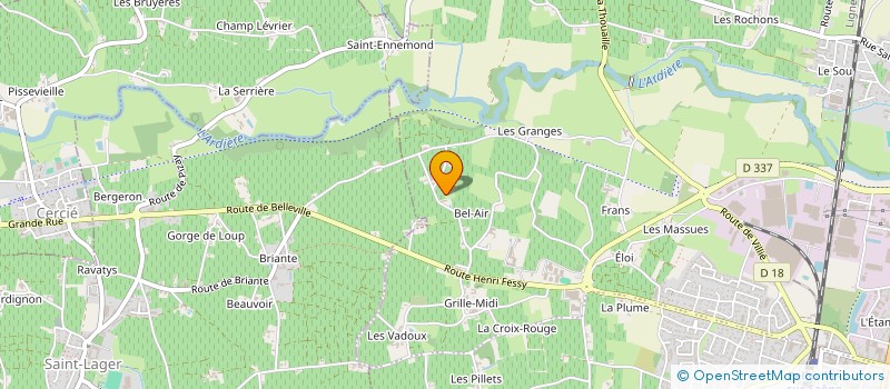 localisation de l'entreprise SCI FAMILLE FOENARD  SAINT-LAGER