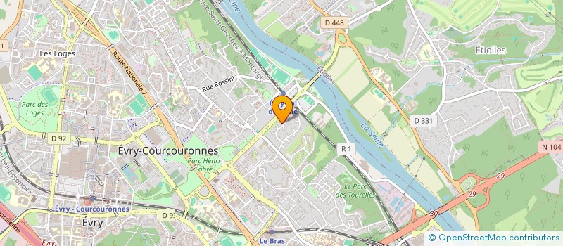 localisation de l'entreprise SCI FAMILLE FRIES à EVRY-COURCOURONNES