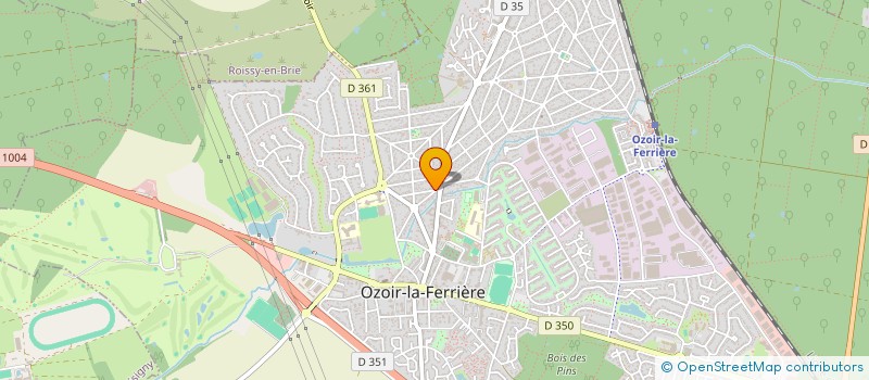 localisation de l'entreprise SCI FAMILLE FVL  OZOIR-LA-FERRIERE