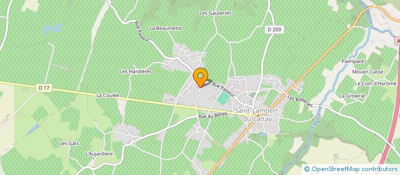 localisation de l'entreprise SCI FAMILLE GASTINEAU PITON  VAL-DU-LAYON