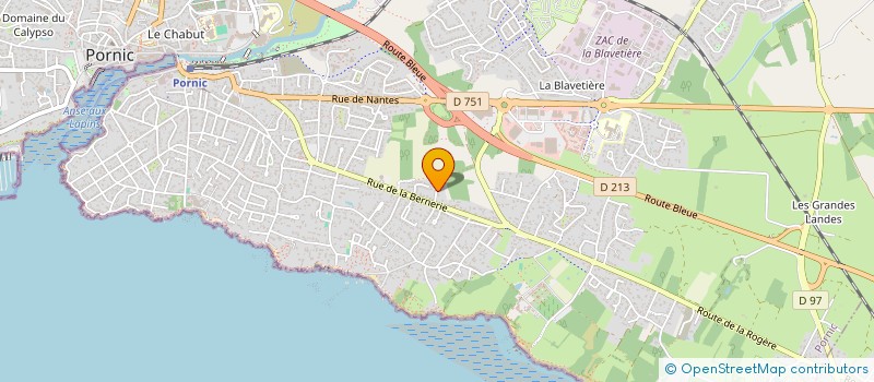 localisation de l'entreprise SCI FAMILLE GENESTE  PORNIC