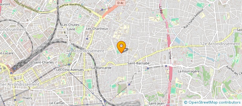 localisation de l'entreprise SCI FAMILLE GILBERT à MARSEILLE