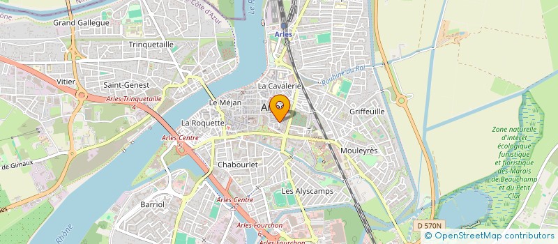 localisation de l'entreprise SCI FAMILLE GIRERD à ARLES