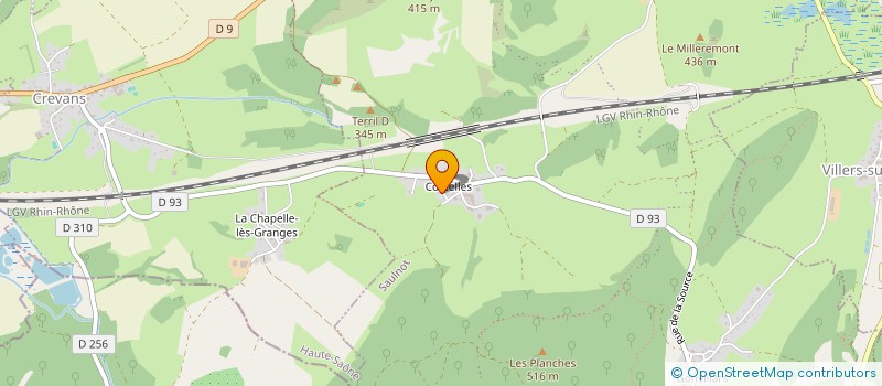 localisation de l'entreprise SCI FAMILLE GOSZKA GILLES  SAULNOT