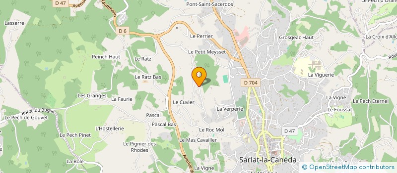 localisation de l'entreprise SCI FAMILLE GRENIER à SARLAT-LA-CANEDA