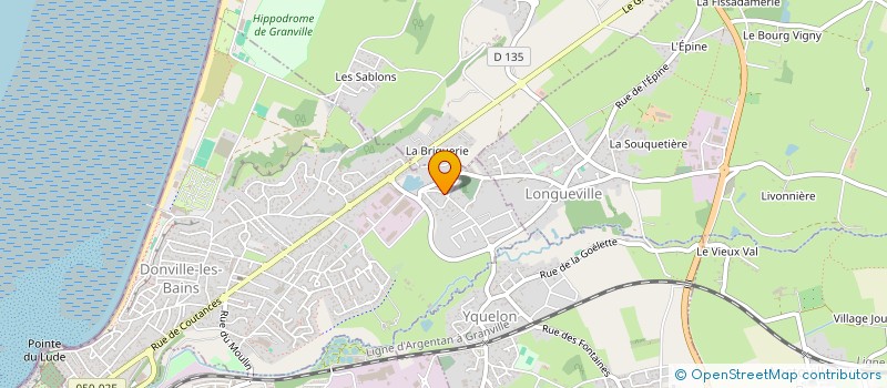 localisation de l'entreprise SCI FAMILLE HEUZE  DONVILLE-LES-BAINS