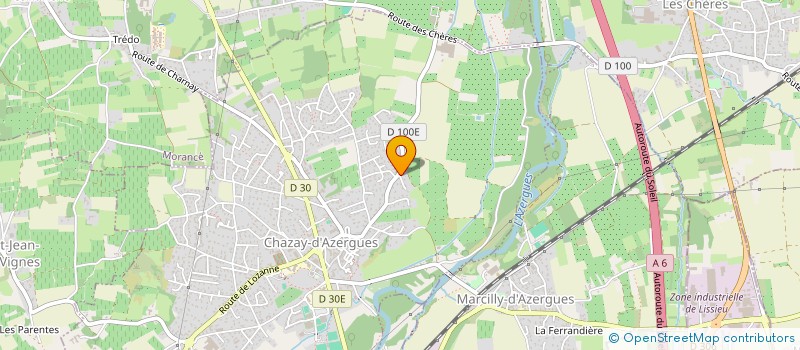 localisation de l'entreprise SCI FAMILLE HUGUET  CHAZAY-D'AZERGUES