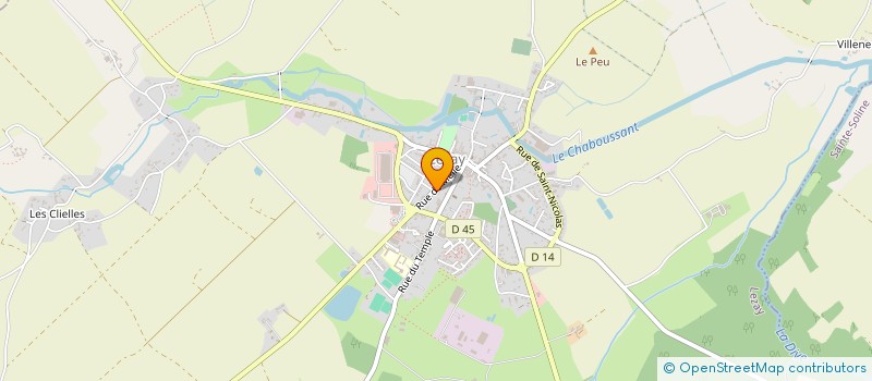 localisation de l'entreprise SCI FAMILLE JARDET  LEZAY