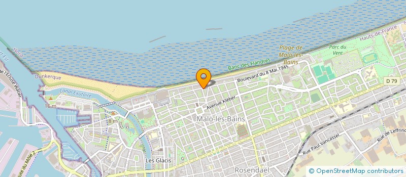 localisation de l'entreprise SCI FAMILLE KIECKEN à DUNKERQUE