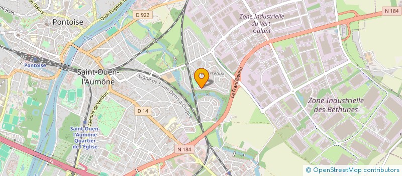 localisation de l'entreprise SCI FAMILLE LALOI à SAINT-OUEN-L'AUMONE