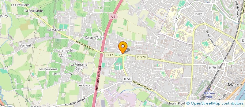 localisation de l'entreprise SCI FAMILLE LARGE à CHARNAY-LES-MACON