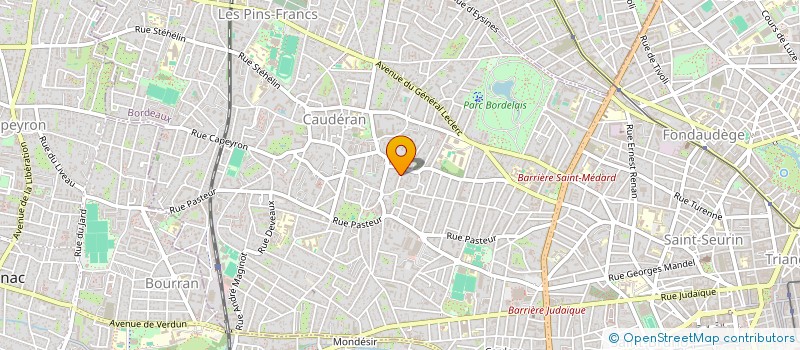 localisation de l'entreprise SCI FAMILLE LATAPY  BORDEAUX