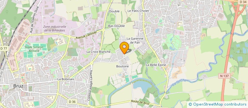 localisation de l'entreprise SCI FAMILLE LE CHANU  BRUZ