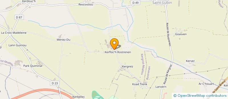 localisation de l'entreprise SCI FAMILLE LE GOFF à KERGRIST-MOELOU