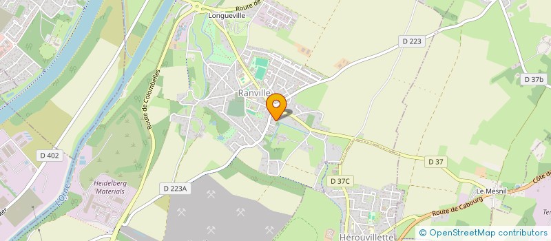 localisation de l'entreprise SCI FAMILLE LEGATELOIS à RANVILLE