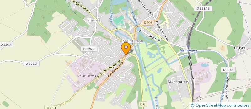 localisation de l'entreprise SCI FAMILLE LENOIR à PIERRES