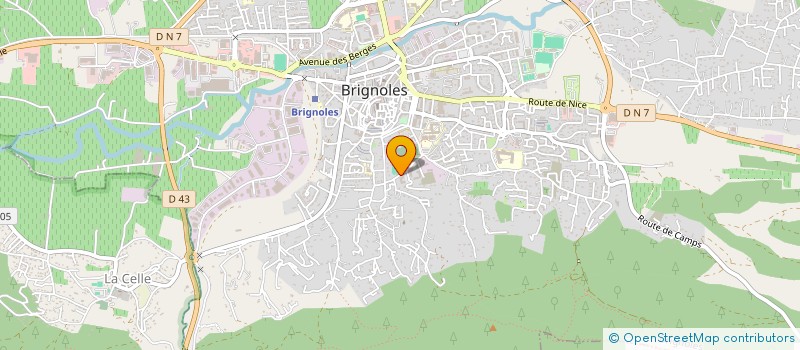 localisation de l'entreprise SCI FAMILLE LOUIS  BRIGNOLES