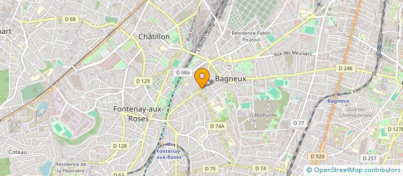 localisation de l'entreprise SCI FAMILLE LY à FONTENAY-AUX-ROSES