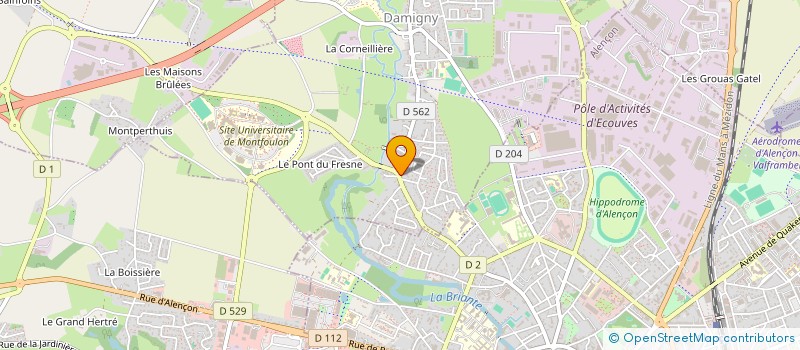 localisation de l'entreprise SCI FAMILLE MARATHON à DAMIGNY