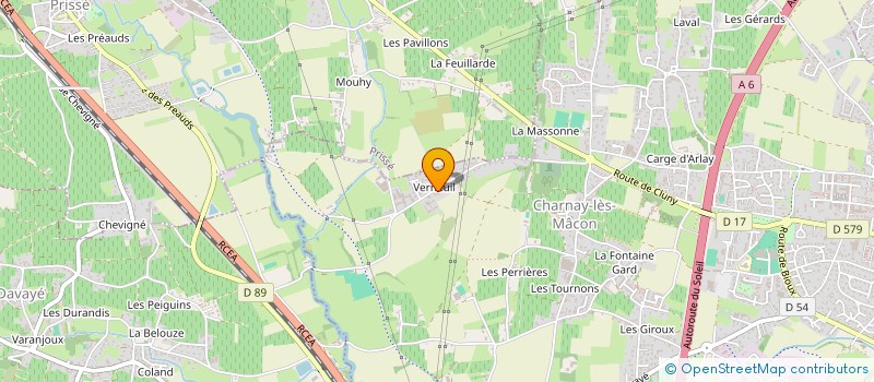 localisation de l'entreprise SCI FAMILLE MARTIN BOUTRY à CHARNAY-LES-MACON