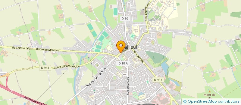 localisation de l'entreprise SCI FAMILLE MAUFFREY  BAILLEUL