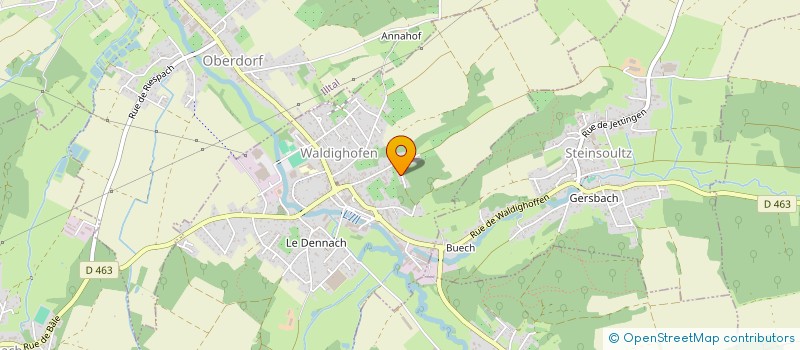 localisation de l'entreprise SCI FAMILLE MEISTER  WALDIGHOFFEN