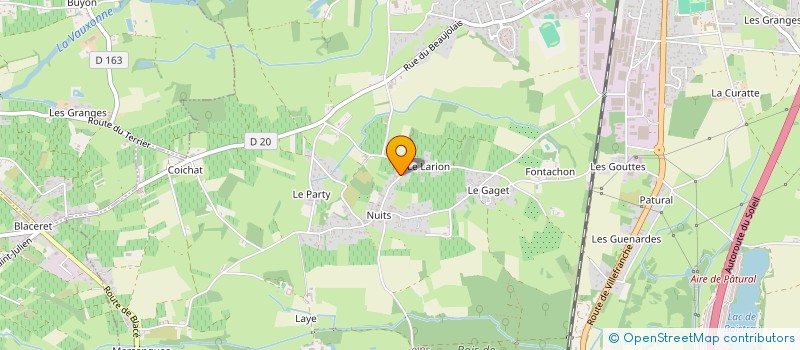 localisation de l'entreprise SCI FAMILLE MILLOT  SAINT-GEORGES-DE-RENEINS