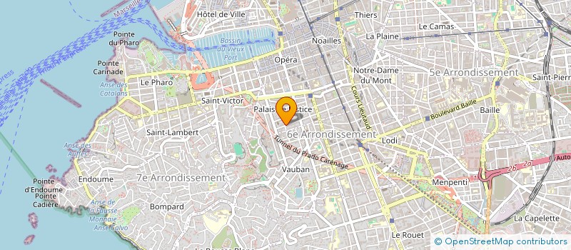 localisation de l'entreprise SCI FAMILLE MOREL  MARSEILLE