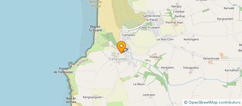 localisation de l'entreprise SCI FAMILLE NAULLEAU  PLONEVEZ-PORZAY