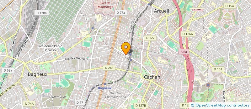 localisation de l'entreprise SCI FAMILLE NICOLLE  CACHAN