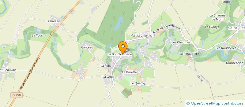 localisation de l'entreprise SCI FAMILLE NINO  MELLE