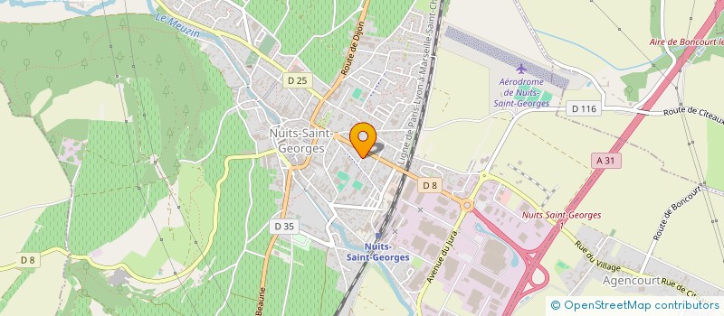 localisation de l'entreprise SCI FAMILLE PAHIN à NUITS-SAINT-GEORGES