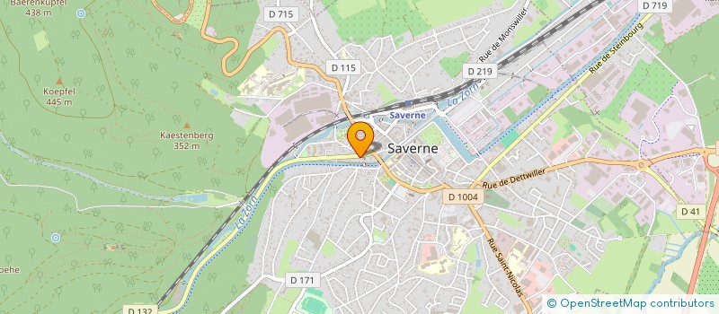 localisation de l'entreprise SCI FAMILLE PARISSE  SAVERNE