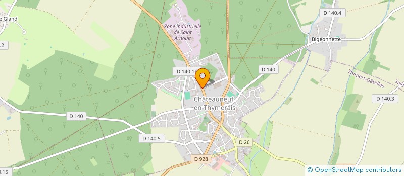 localisation de l'entreprise SCI FAMILLE PASSOT à CHATEAUNEUF-EN-THYMERAIS