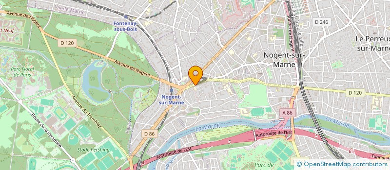 localisation de l'entreprise SCI FAMILLE PAVAN  NOGENT-SUR-MARNE