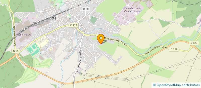 localisation de l'entreprise SCI FAMILLE PECHEUR  VITTEL