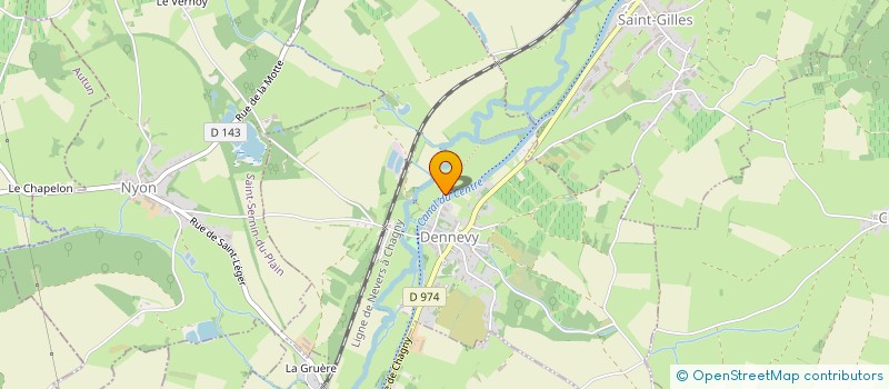 localisation de l'entreprise SCI FAMILLE PERRIN  DENNEVY