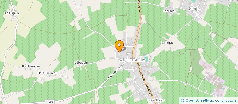 localisation de l'entreprise SCI FAMILLE PIRON à ANGEAC-CHAMPAGNE