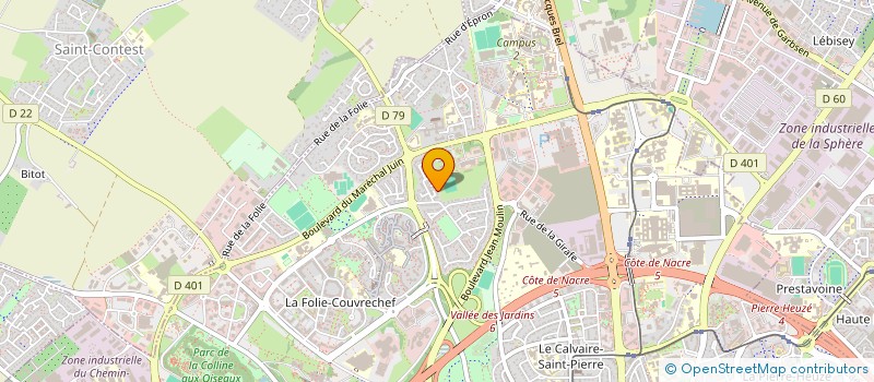 localisation de l'entreprise SCI FAMILLE POIGNANT  CAEN