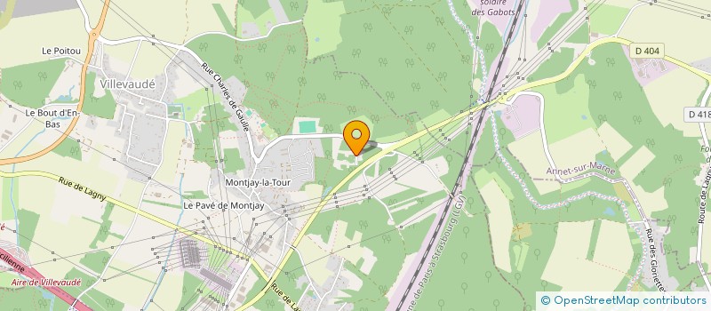 localisation de l'entreprise SCI FAMILLE POLI à VILLEVAUDE