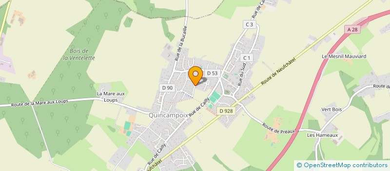 localisation de l'entreprise SCI FAMILLE POTTIN  QUINCAMPOIX