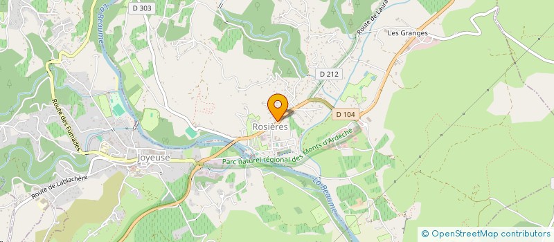 localisation de l'entreprise SCI FAMILLE PREVOST  ROSIERES