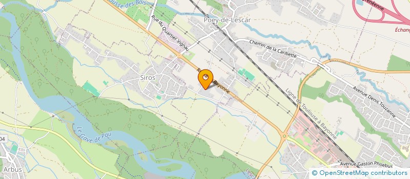 localisation de l'entreprise SCI FAMILLE PUCHEU TOUYAROT  POEY-DE-LESCAR