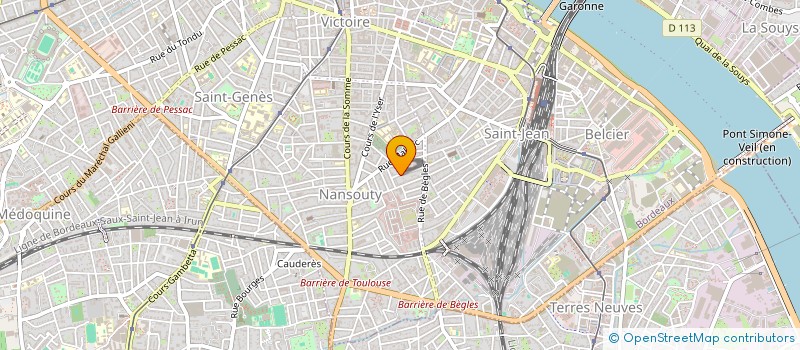 localisation de l'entreprise SCI FAMILLE RAGELLE PARIS  BORDEAUX