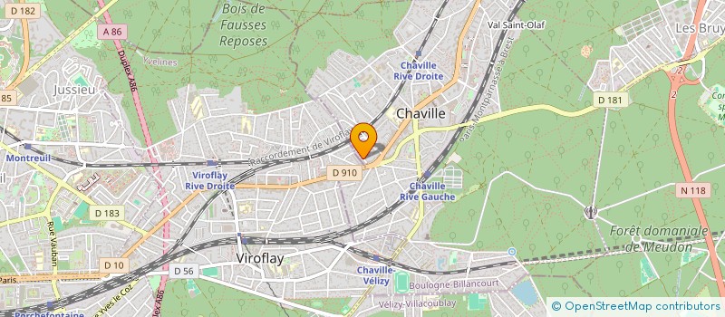 localisation de l'entreprise SCI FAMILLE RE  CHAVILLE