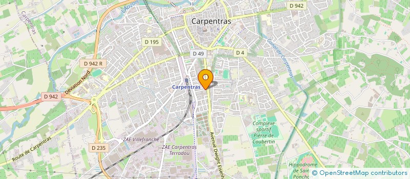 localisation de l'entreprise SCI FAMILLE REYNIER GUINTRAND  CARPENTRAS