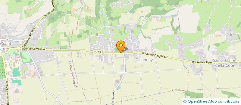 localisation de l'entreprise SCI FAMILLE RIBAN  GILLONNAY