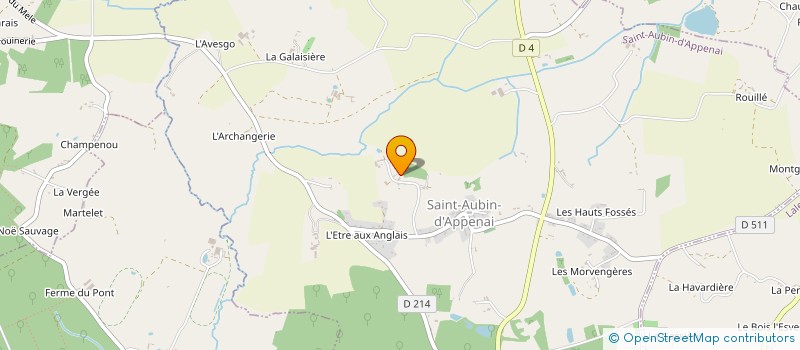 localisation de l'entreprise SCI FAMILLE ROMET à SAINT-AUBIN-D'APPENAI